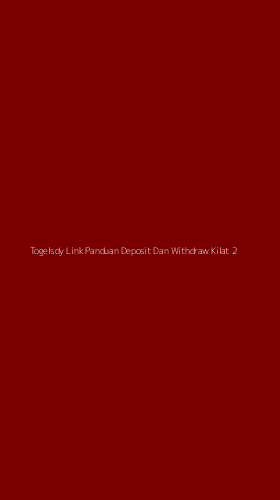 Tampilan Antarmuka Aplikasi Togelsdy Link Panduan Deposit Dan Withdraw Kilat - 2
