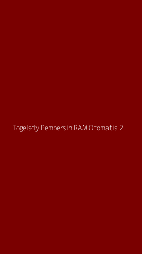Tampilan Antarmuka Aplikasi Togelsdy Pembersih Ram Otomatis - 2