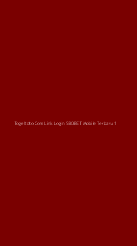Tampilan Antarmuka Aplikasi Togeltoto Com Link Login Sbobet Mobile Terbaru - 1