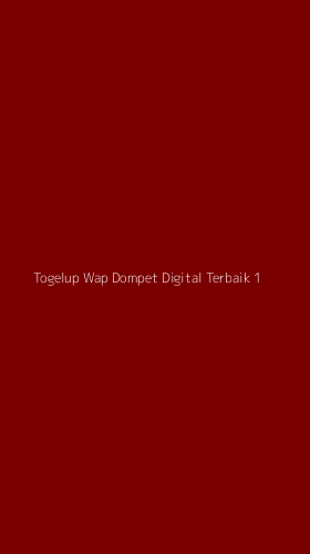 Tampilan Antarmuka Aplikasi Togelup Wap Dompet Digital Terbaik - 1