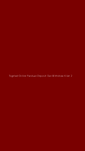 Tampilan Antarmuka Aplikasi Togelwd Online Panduan Deposit Dan Withdraw Kilat - 2