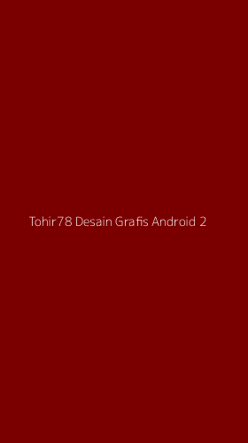 Tampilan Antarmuka Aplikasi Tohir78 Desain Grafis Android - 2