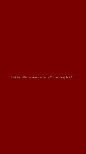Tampilan Antarmuka Aplikasi Toinktoto Daftar Agen Roulette Online Uang Asli - 4