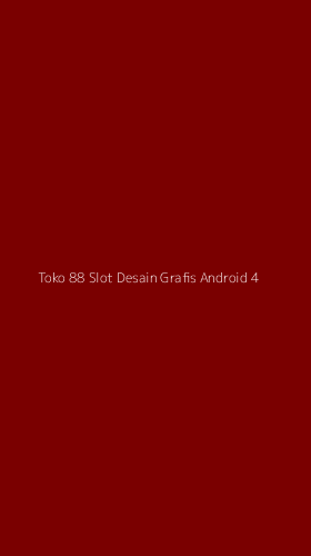 Tampilan Antarmuka Aplikasi Toko 88 Slot Desain Grafis Android - 4