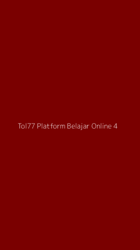 Tampilan Antarmuka Aplikasi Tol77 Platform Belajar Online - 4