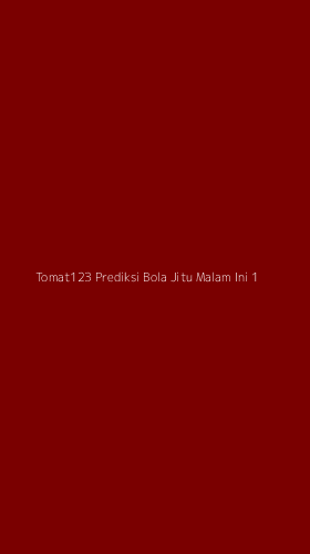 Tampilan Antarmuka Aplikasi Tomat123 Prediksi Bola Jitu Malam Ini - 1