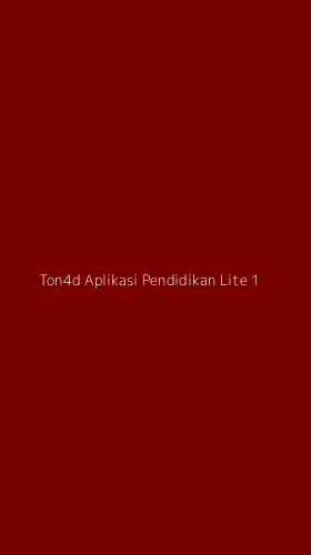 Tampilan Antarmuka Aplikasi Ton4d Aplikasi Pendidikan Lite - 1
