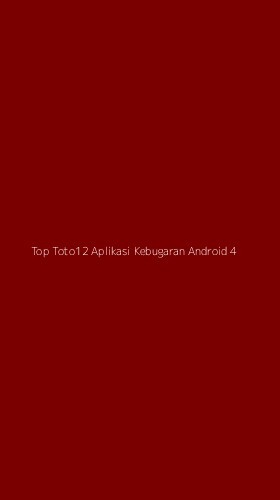 Tampilan Antarmuka Aplikasi Top Toto12 Aplikasi Kebugaran Android - 4