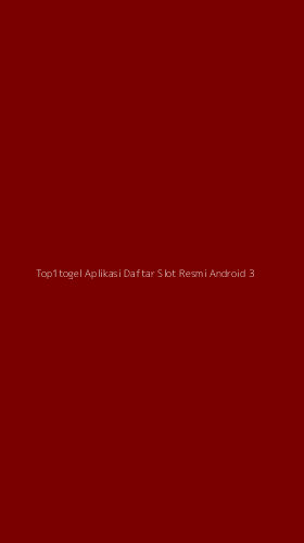 Tampilan Antarmuka Aplikasi Top1togel Aplikasi Daftar Slot Resmi Android - 3