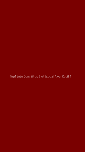 Tampilan Antarmuka Aplikasi Top1toto Com Situs Slot Modal Awal Kecil - 4