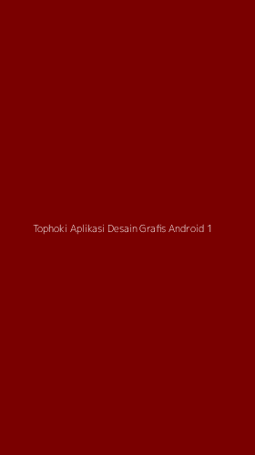 Tampilan Antarmuka Aplikasi Tophoki Aplikasi Desain Grafis Android - 1
