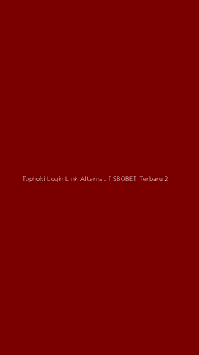 Tampilan Antarmuka Aplikasi Tophoki Login Link Alternatif Sbobet Terbaru - 2