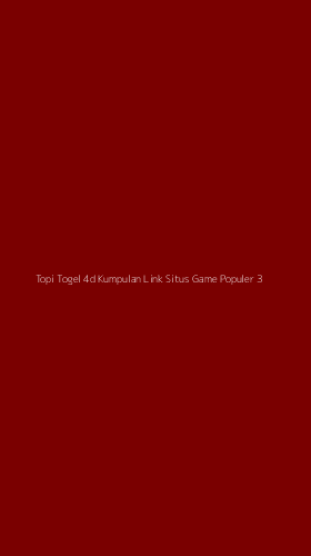 Tampilan Antarmuka Aplikasi Topi Togel 4d Kumpulan Link Situs Game Populer - 3