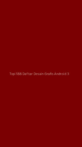 Tampilan Antarmuka Aplikasi Topi188 Daftar Desain Grafis Android - 3