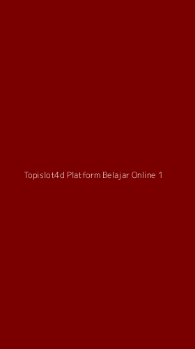 Tampilan Antarmuka Aplikasi Topislot4d Platform Belajar Online - 1