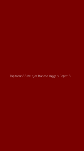 Tampilan Antarmuka Aplikasi Toptrend88 Belajar Bahasa Inggris Cepat - 3