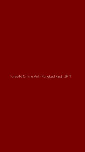 Tampilan Antarmuka Aplikasi Tores4d Online Anti Rungkad Pasti Jp - 1