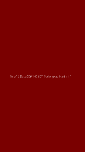 Tampilan Antarmuka Aplikasi Toro12 Data Sgp Hk Sdy Terlengkap Hari Ini - 1