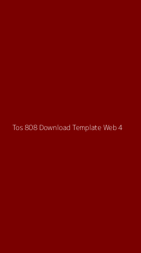 Tampilan Antarmuka Aplikasi Tos 808 Download Template Web - 4