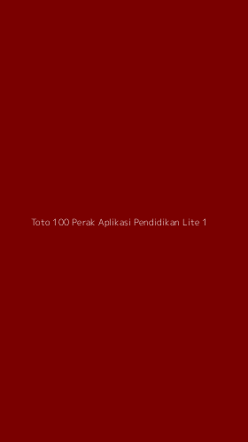Tampilan Antarmuka Aplikasi Toto 100 Perak Aplikasi Pendidikan Lite - 1