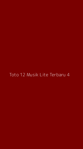 Tampilan Antarmuka Aplikasi Toto 12 Musik Lite Terbaru - 4