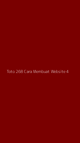 Tampilan Antarmuka Aplikasi Toto 268 Cara Membuat Website - 4