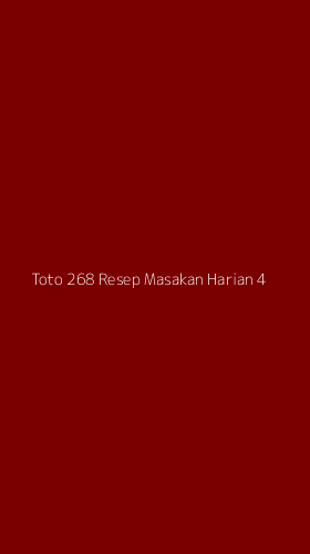 Tampilan Antarmuka Aplikasi Toto 268 Resep Masakan Harian - 4