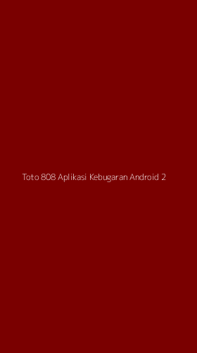Tampilan Antarmuka Aplikasi Toto 808 Aplikasi Kebugaran Android - 2