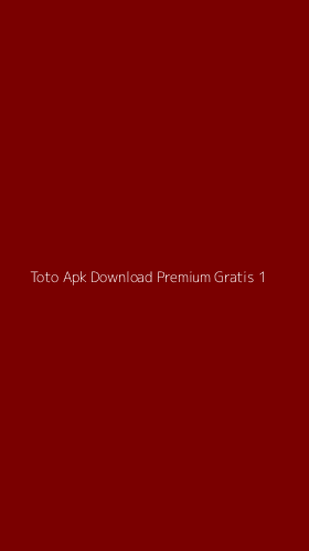 Tampilan Antarmuka Aplikasi Toto Apk Download Premium Gratis - 1