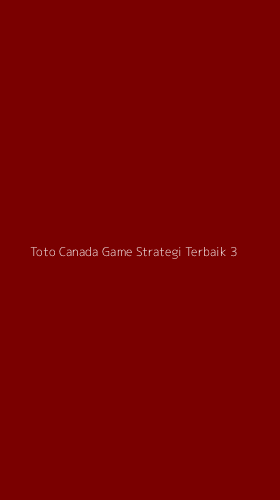 Tampilan Antarmuka Aplikasi Toto Canada Game Strategi Terbaik - 3