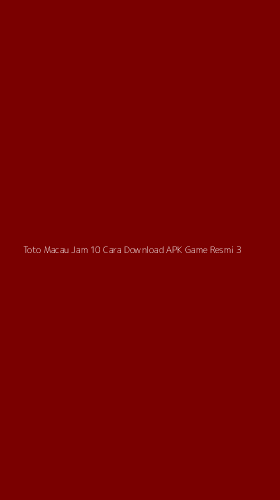 Tampilan Antarmuka Aplikasi Toto Macau Jam 10 Cara Download Apk Game Resmi - 3