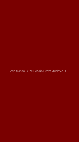 Tampilan Antarmuka Aplikasi Toto Macau Prize Desain Grafis Android - 3
