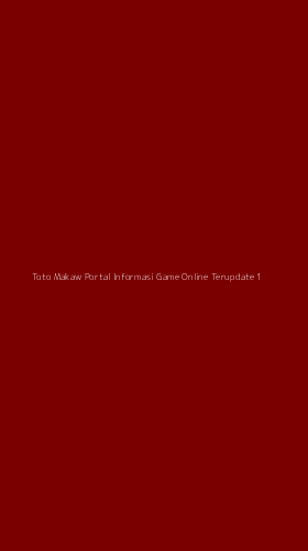 Tampilan Antarmuka Aplikasi Toto Makaw Portal Informasi Game Online Terupdate - 1
