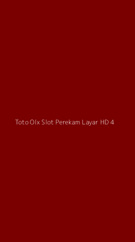 Tampilan Antarmuka Aplikasi Toto Olx Slot Perekam Layar Hd - 4