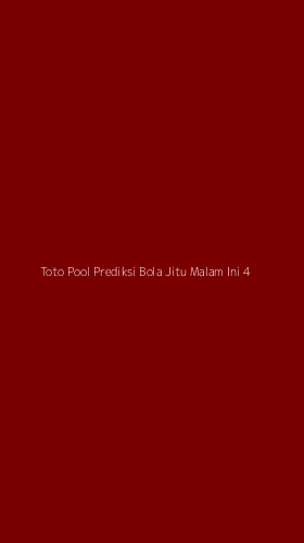 Tampilan Antarmuka Aplikasi Toto Pool Prediksi Bola Jitu Malam Ini - 4