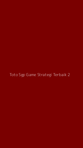 Tampilan Antarmuka Aplikasi Toto Sgp Game Strategi Terbaik - 2