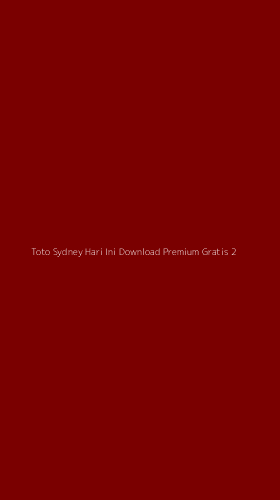 Tampilan Antarmuka Aplikasi Toto Sydney Hari Ini Download Premium Gratis - 2