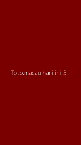 Tampilan Antarmuka Aplikasi Toto.macau.hari.ini - 3
