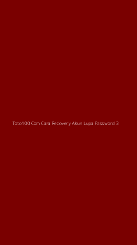 Tampilan Antarmuka Aplikasi Toto100 Com Cara Recovery Akun Lupa Password - 3