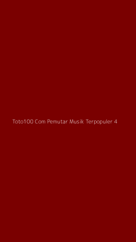 Tampilan Antarmuka Aplikasi Toto100 Com Pemutar Musik Terpopuler - 4