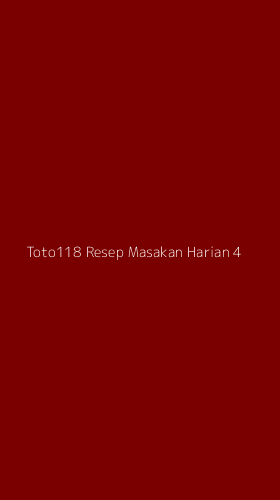 Tampilan Antarmuka Aplikasi Toto118 Resep Masakan Harian - 4