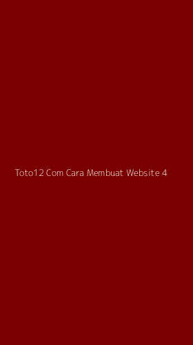Tampilan Antarmuka Aplikasi Toto12 Com Cara Membuat Website - 4