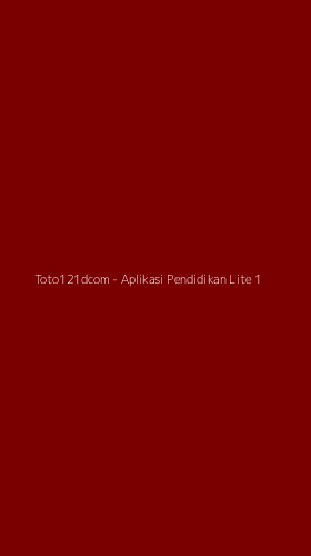 Tampilan Antarmuka Aplikasi Toto121dcom - 1