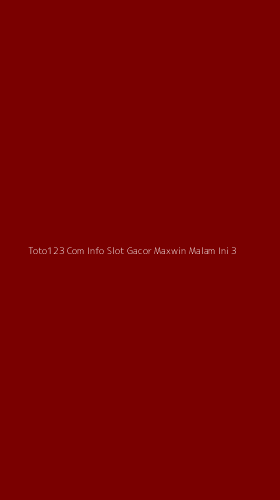 Tampilan Antarmuka Aplikasi Toto123 Com Info Slot Gacor Maxwin Malam Ini - 3