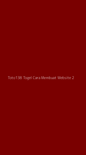 Tampilan Antarmuka Aplikasi Toto138 Togel Cara Membuat Website - 2