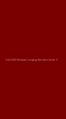 Tampilan Antarmuka Aplikasi Toto168 Panduan Lengkap Bermain Aman - 3