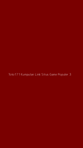 Tampilan Antarmuka Aplikasi Toto171 Kumpulan Link Situs Game Populer - 3