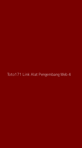Tampilan Antarmuka Aplikasi Toto171 Link Alat Pengembang Web - 4