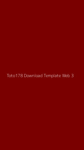 Tampilan Antarmuka Aplikasi Toto178 Download Template Web - 3