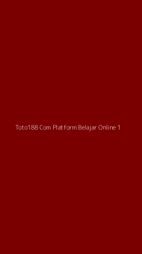 Tampilan Antarmuka Aplikasi Toto188 Com Platform Belajar Online - 1